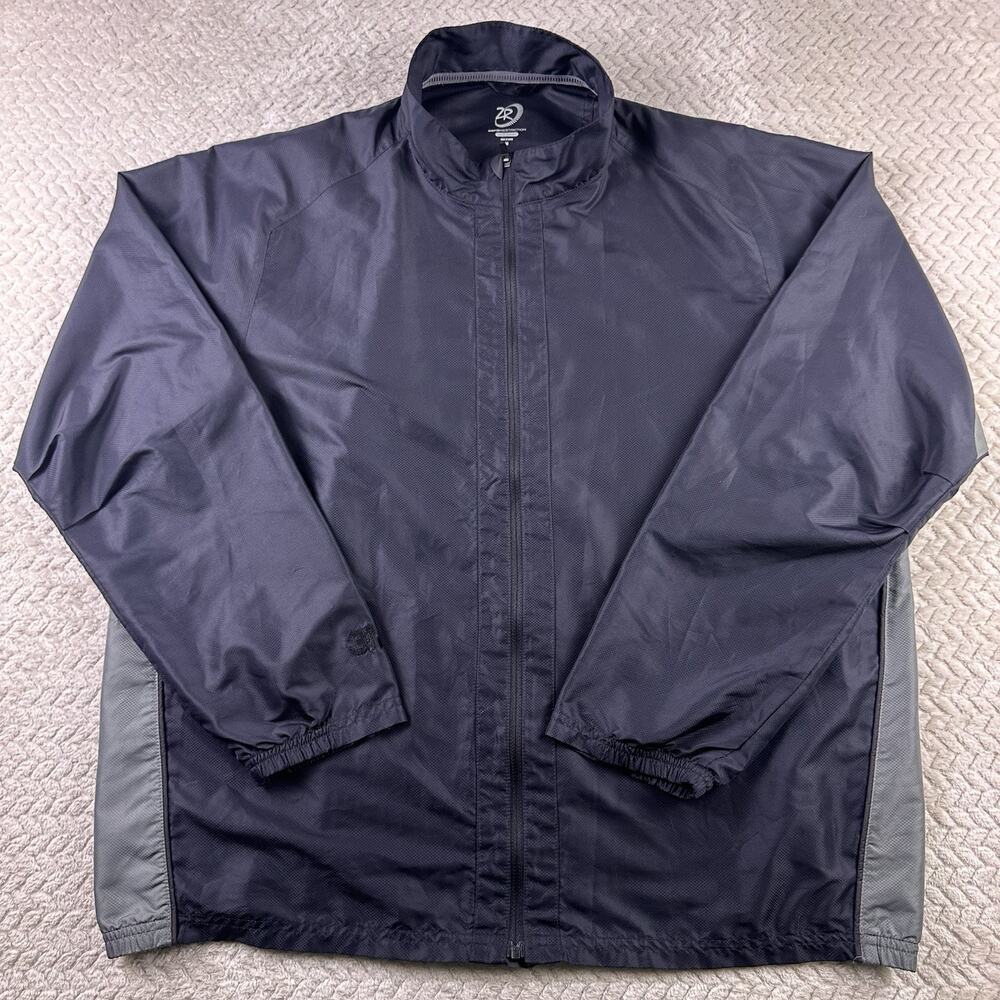 Zero Restriction Jacket Mens Medium M Black Tour Series Full Zip Windbreaker - Picture 3 of 10